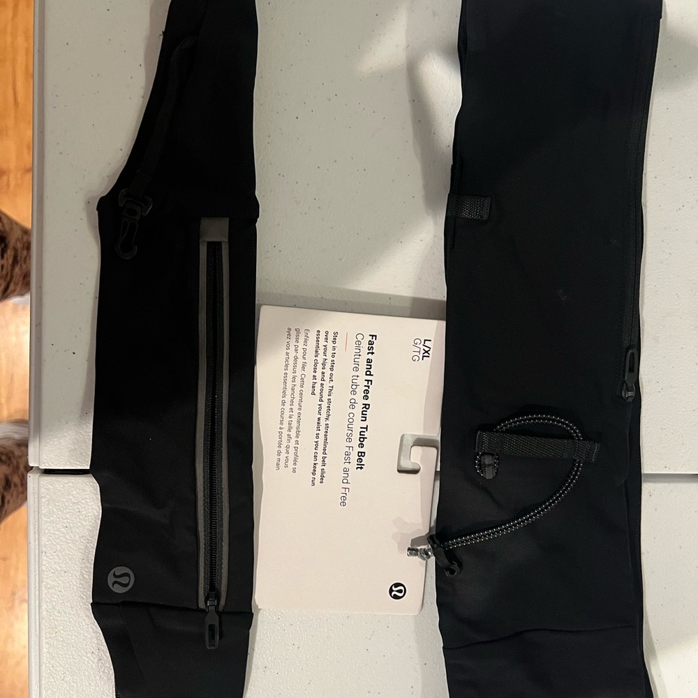 Lululemon Fast and Run Tube Belt and waist belt . L/XL never used